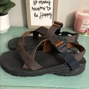 Chaco | Shoes | Black And Brown Chaco Sandals Sz M9 Box 